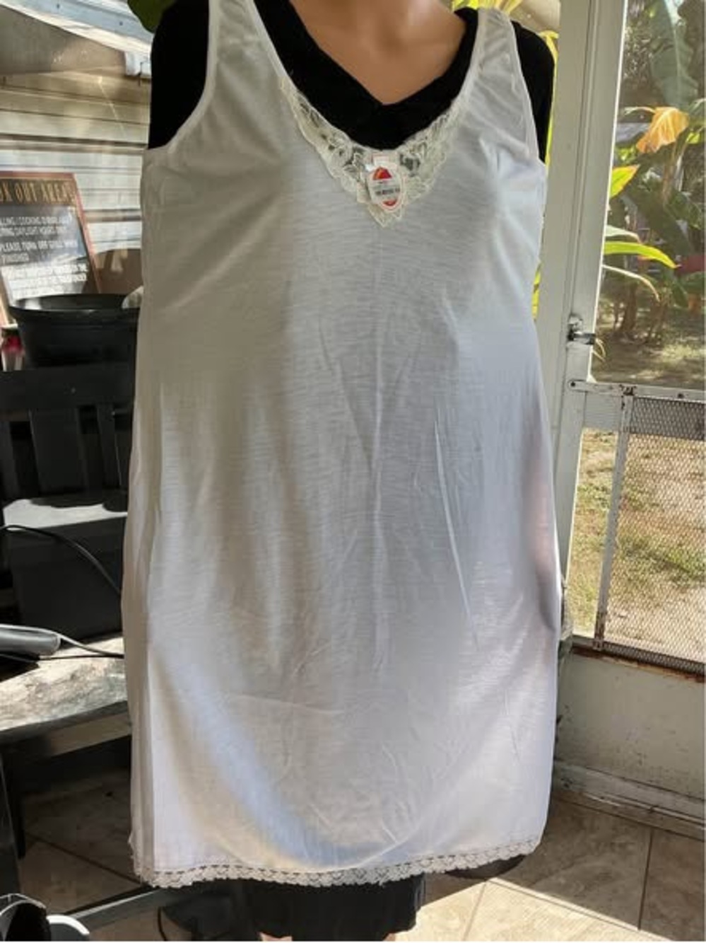 BNWT New City Commercial Corporation (NCCC)SLIPS-( 41-43) White Lace/cotton(2)